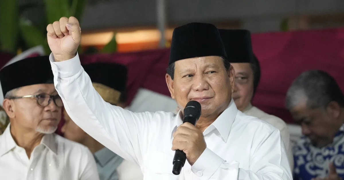 Ông Prabowo Subianto đắc cử Tổng thống Indonesia 1 ong prabowo subianto dac cu tong thong indonesia 65fba9594e365