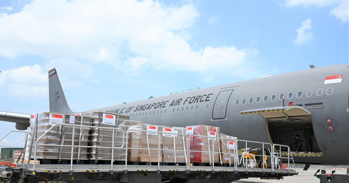 Singapore chuyển hàng viện trợ nhân đạo đợt 3 tới Gaza 1 singapore chuyen hang vien tro nhan dao dot 3 toi gaza 65f3dc89bef85