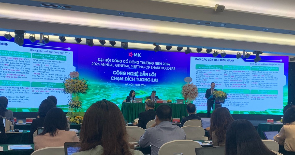 ĐHĐCĐ MIC: Hướng đến mục tiêu Top 4 thị trường bảo hiểm phi nhân thọ 1 dhdcd mic huong den muc tieu top 4 thi truong bao hiem phi nhan tho 66160b992521c